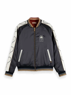 Scotch & Soda Embroidered Reversible Bomber Jacket 20 Scotch & Soda Embroidered Reversible Bomber Jacket -Scotch & Soda 177269 1188 FNT 9c67c6db 47a2 4394 b734 100969c399e9