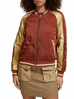 Scotch & Soda Embroidered Reversible Bomber Jacket 26 Scotch & Soda Embroidered Reversible Bomber Jacket -Scotch & Soda 177269 1188 NHD DTL2 76e36349 6c15 4710 8053 28ee90a5c03a