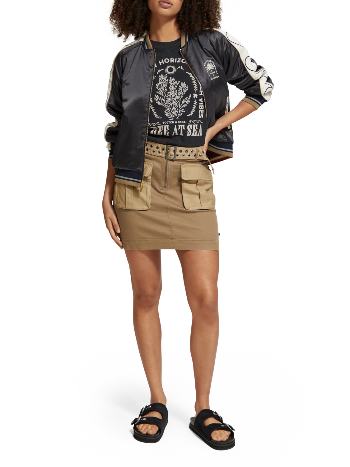 Scotch & Soda Embroidered Reversible Bomber Jacket 14 Scotch & Soda Embroidered Reversible Bomber Jacket - Image 12