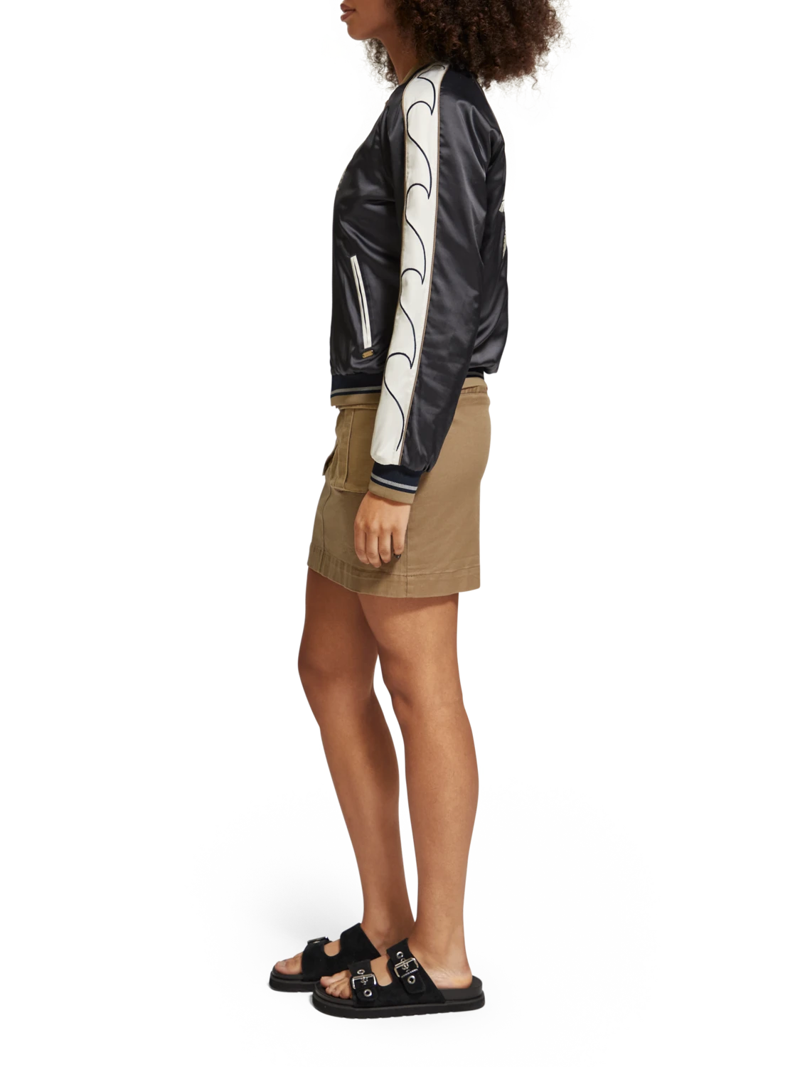 Scotch & Soda Embroidered Reversible Bomber Jacket 15 Scotch & Soda Embroidered Reversible Bomber Jacket - Image 13