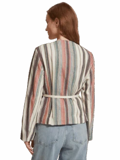 Scotch & Soda Crafted Stripe Blazer -Scotch & Soda 177302 7256 MDL BCK 25e5aa89 36b5 45d5 a033 6b19b2fbd042