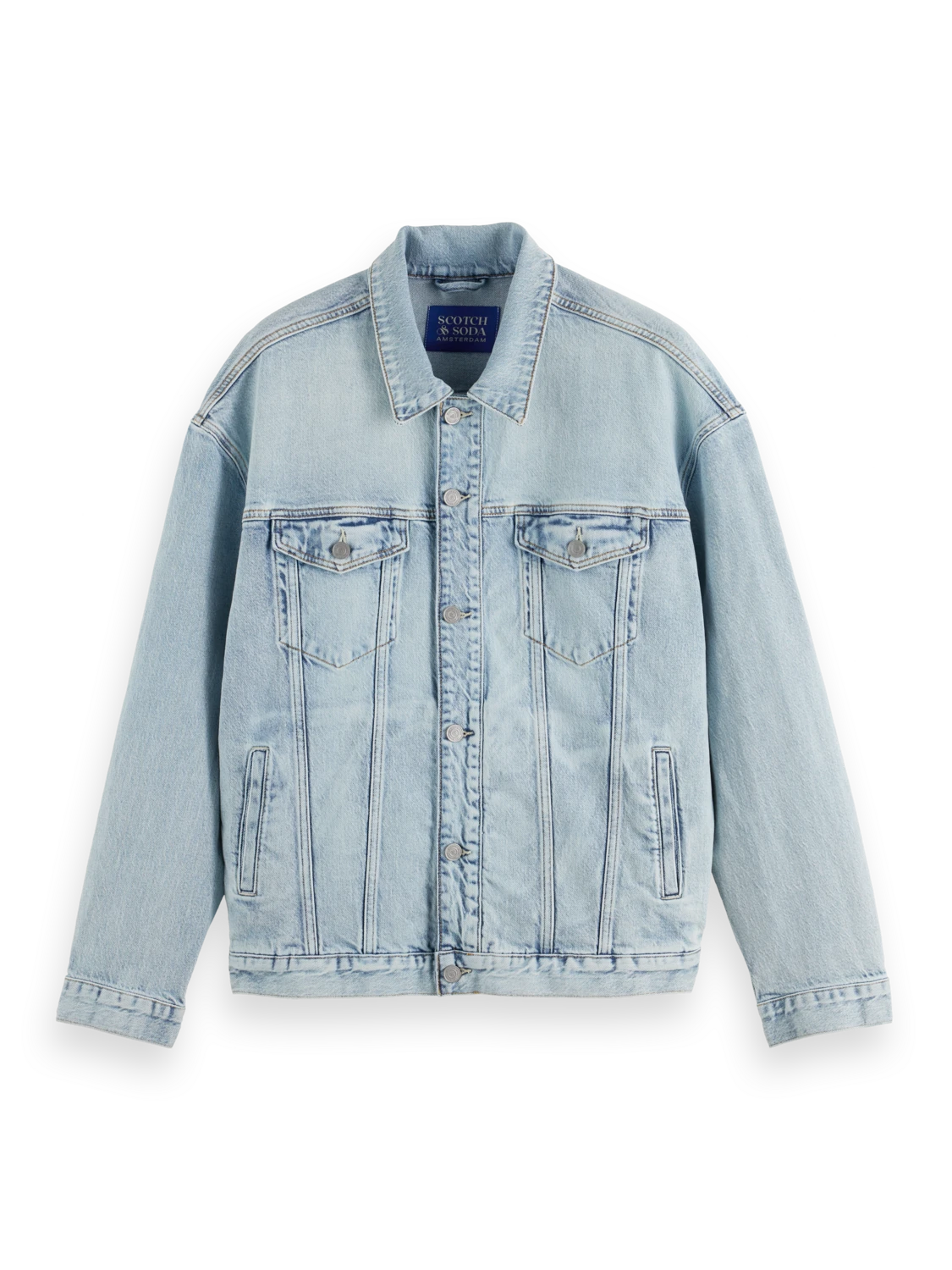 Scotch & Soda Trucker Jacket With Artwork 8 Scotch & Soda Trucker Jacket With Artwork - Image 6