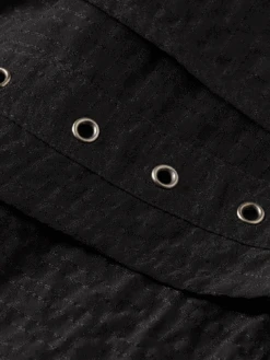 Scotch & Soda Layered High-Rise Mini Skirt With Eyelet Detail -Scotch & Soda 177305 6647 DTL6 8ecb9312 83fd 4b6b 846b fa056176943d