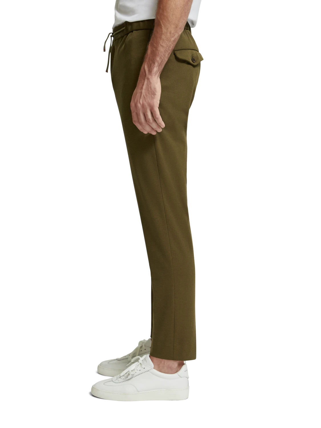 Scotch & Soda Finch Tapered-Fit Yarn-Dyed Jogger 4 Scotch & Soda Finch Tapered-Fit Yarn-Dyed Jogger - Image 2