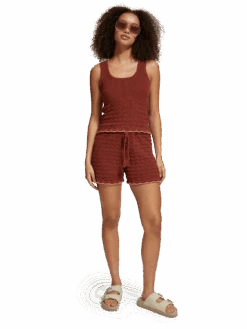 Scotch & Soda Pointelle Knit Short