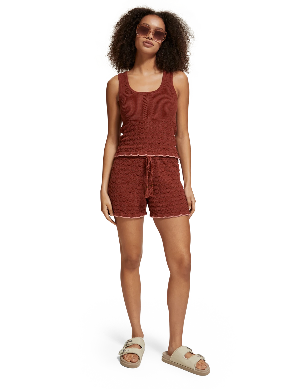 Scotch & Soda Pointelle Knit Short 3 Scotch & Soda Pointelle Knit Short