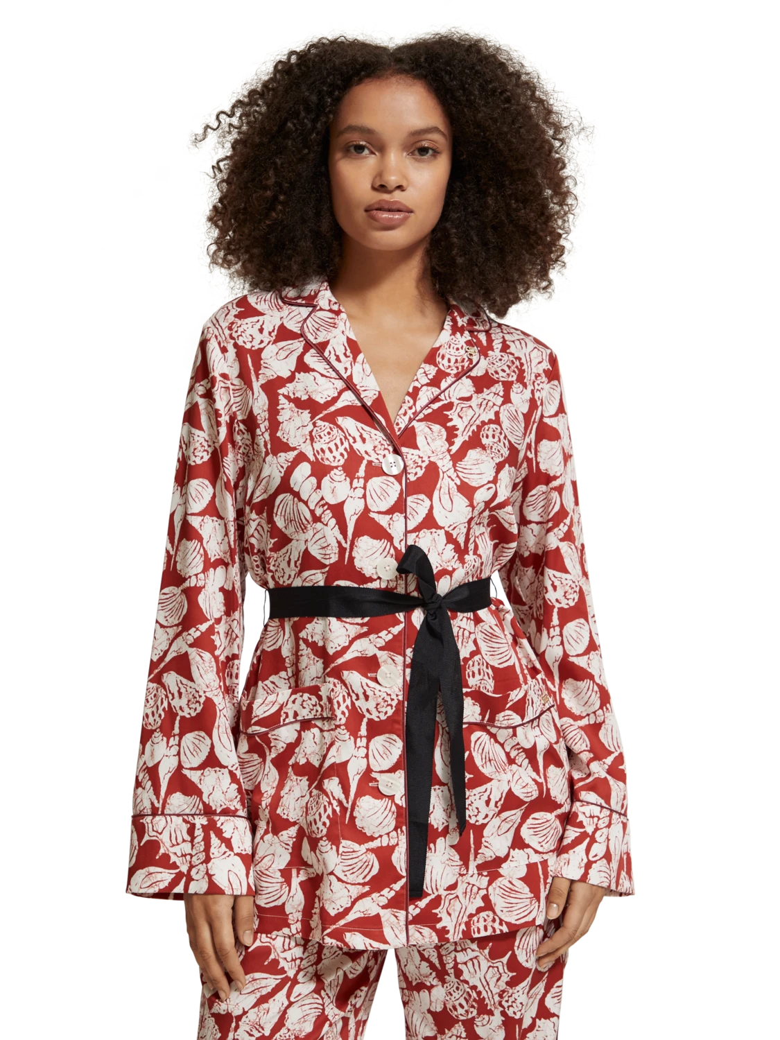 Scotch & Soda Shell Batik Printed Pyjama Blazer 3 Scotch & Soda Shell Batik Printed Pyjama Blazer