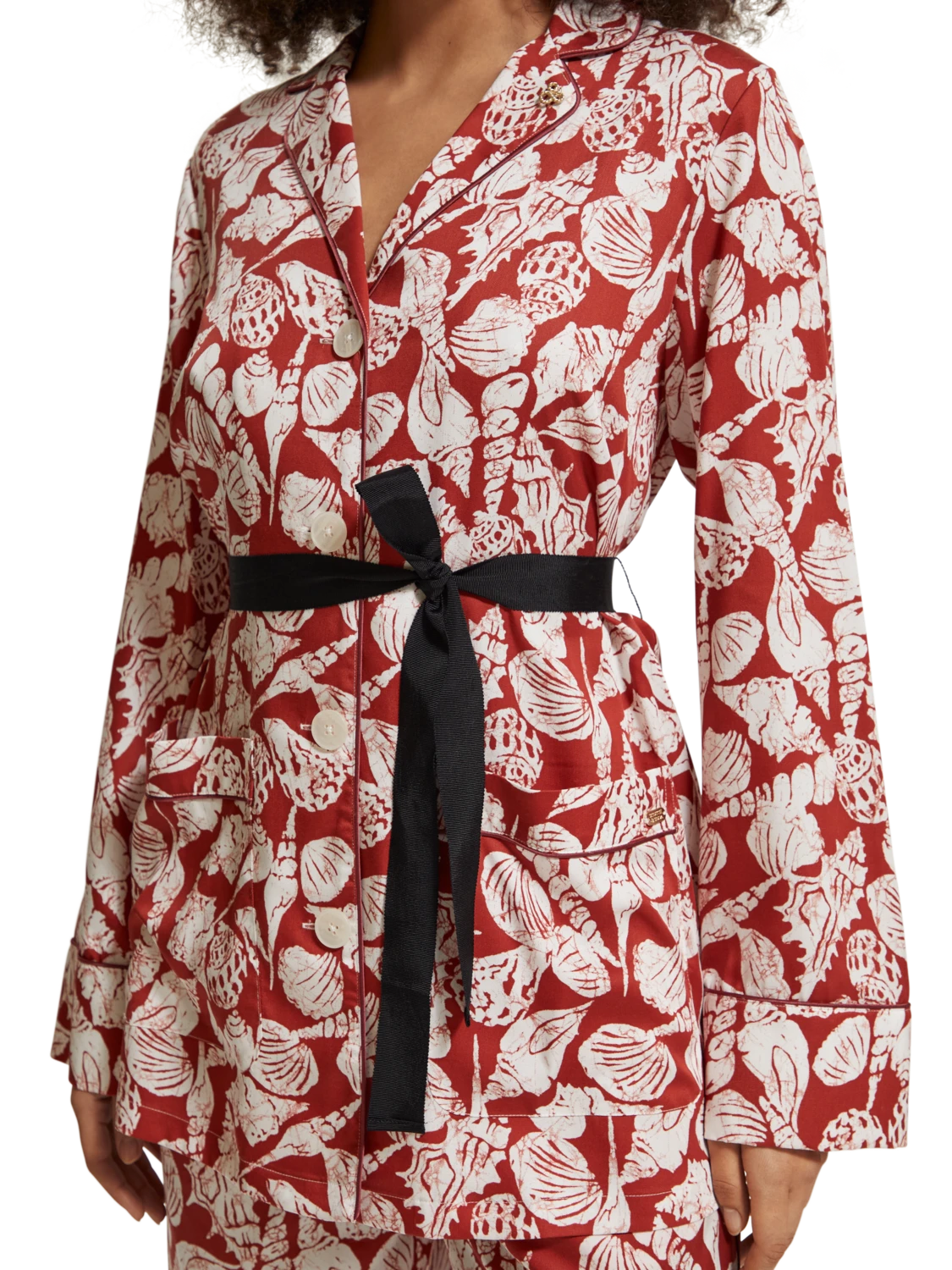 Scotch & Soda Shell Batik Printed Pyjama Blazer 7 Scotch & Soda Shell Batik Printed Pyjama Blazer - Image 5