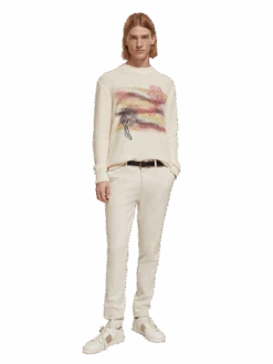 Scotch & Soda Mott Super Slim Fit Yarn-Dyed Chino