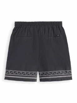 Scotch & Soda Palm Embroidered High Rise Linen Short -Scotch & Soda 177384 0005 BCK 015be9cb 604d 48af 9076 b7819a83dff2