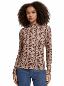 Scotch & Soda Longsleeve Aop T-Shirt