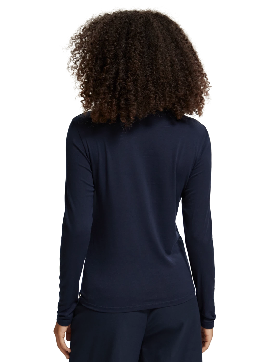 Scotch & Soda Long Sleeved Mock Neck T-Shirt 4 Scotch & Soda Long Sleeved Mock Neck T-Shirt - Image 2