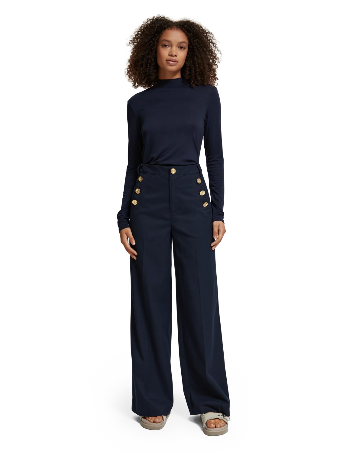 Scotch & Soda Long Sleeved Mock Neck T-Shirt 6 Scotch & Soda Long Sleeved Mock Neck T-Shirt - Image 4