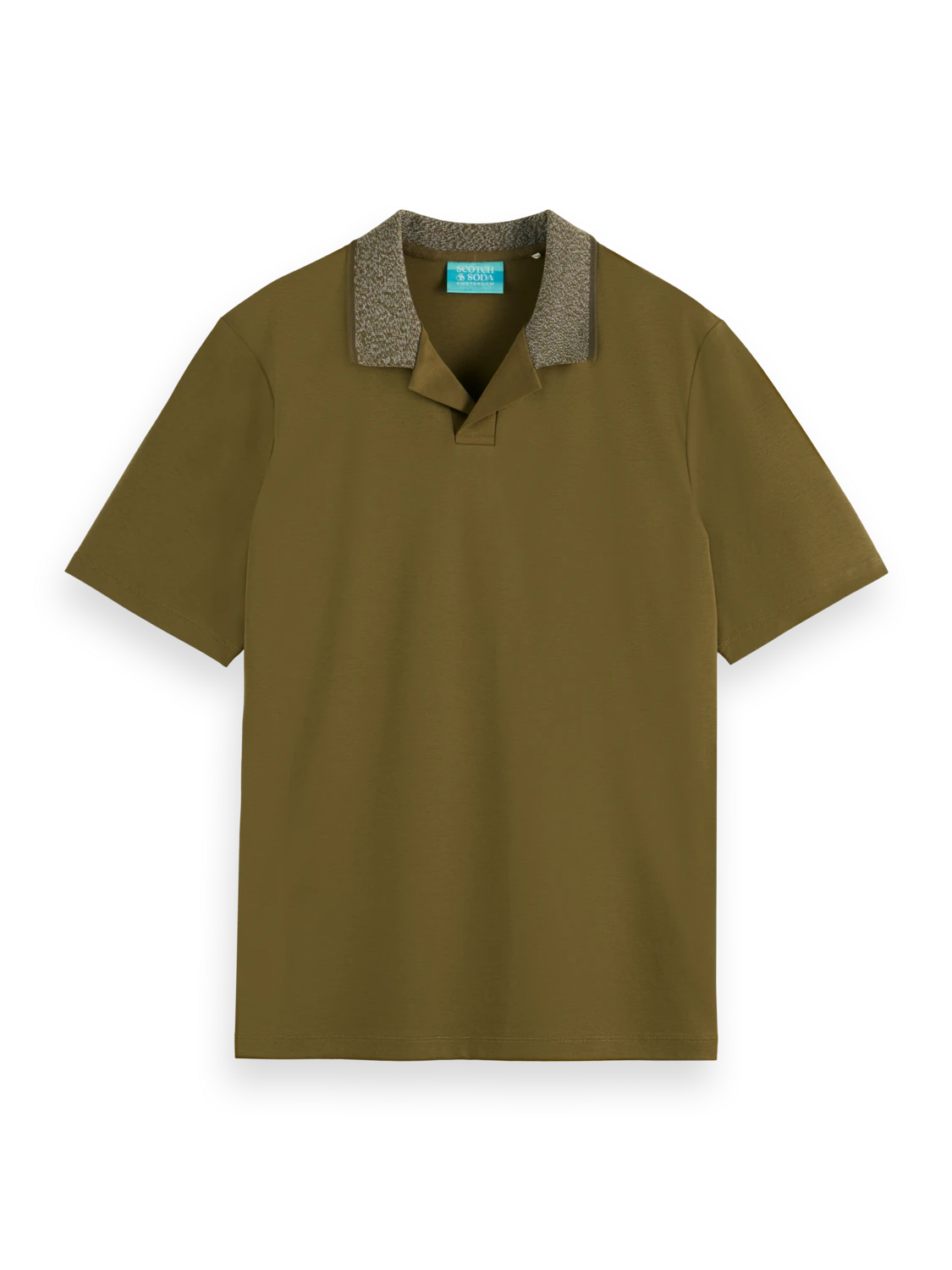 Scotch & Soda Melange Contrast Collar Polo 7 Scotch & Soda Melange Contrast Collar Polo - Image 5