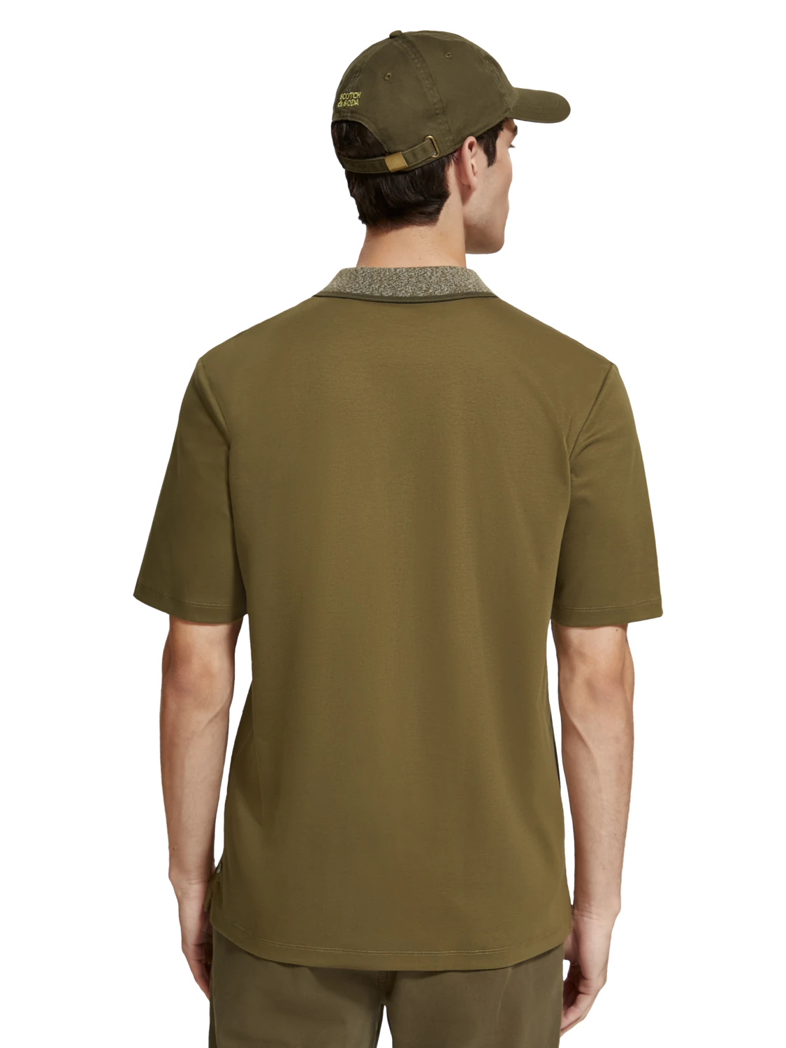 Scotch & Soda Melange Contrast Collar Polo 4 Scotch & Soda Melange Contrast Collar Polo - Image 2