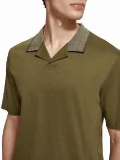 Scotch & Soda Melange Contrast Collar Polo 12 Scotch & Soda Melange Contrast Collar Polo -Scotch & Soda 177514 6895 NHD DTL1 159ff423 a7a7 41bf 9742 3e639a2f11b7
