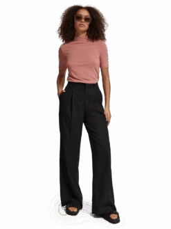 Scotch & Soda Mock Neck Short Sleeved T-Shirt