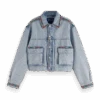 Scotch & Soda Cropped Denim Jacket -Scotch & Soda 24168433 FNT f98f5c01 6ec8 44aa 8757 1bec2a03389e