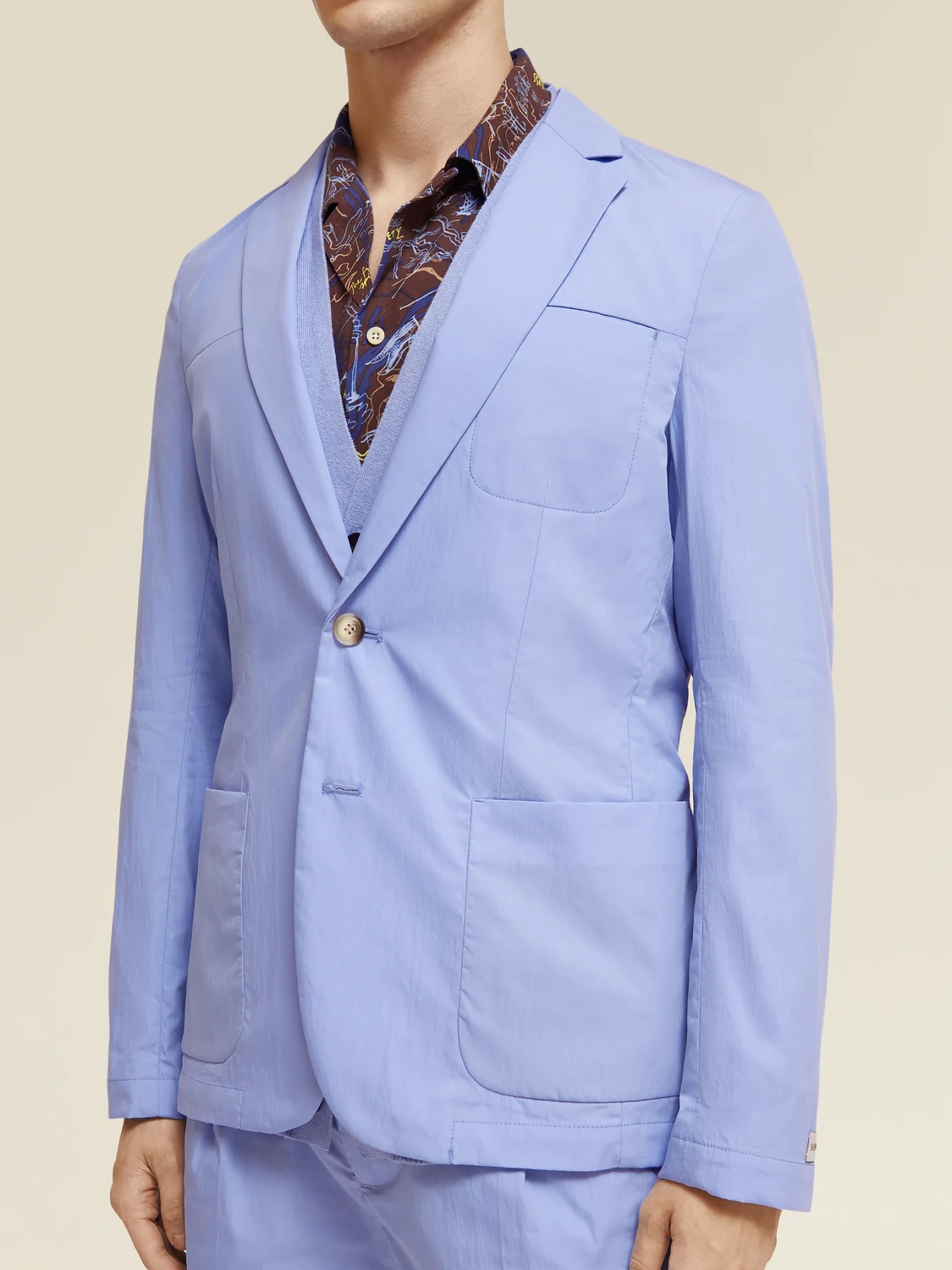 Scotch & Soda Unconstructed Poplin Blazer 4 Scotch & Soda Unconstructed Poplin Blazer - Image 2