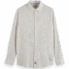 Scotch & Soda Crinkle Stripe Shirt -Scotch & Soda 24168769 DTL1
