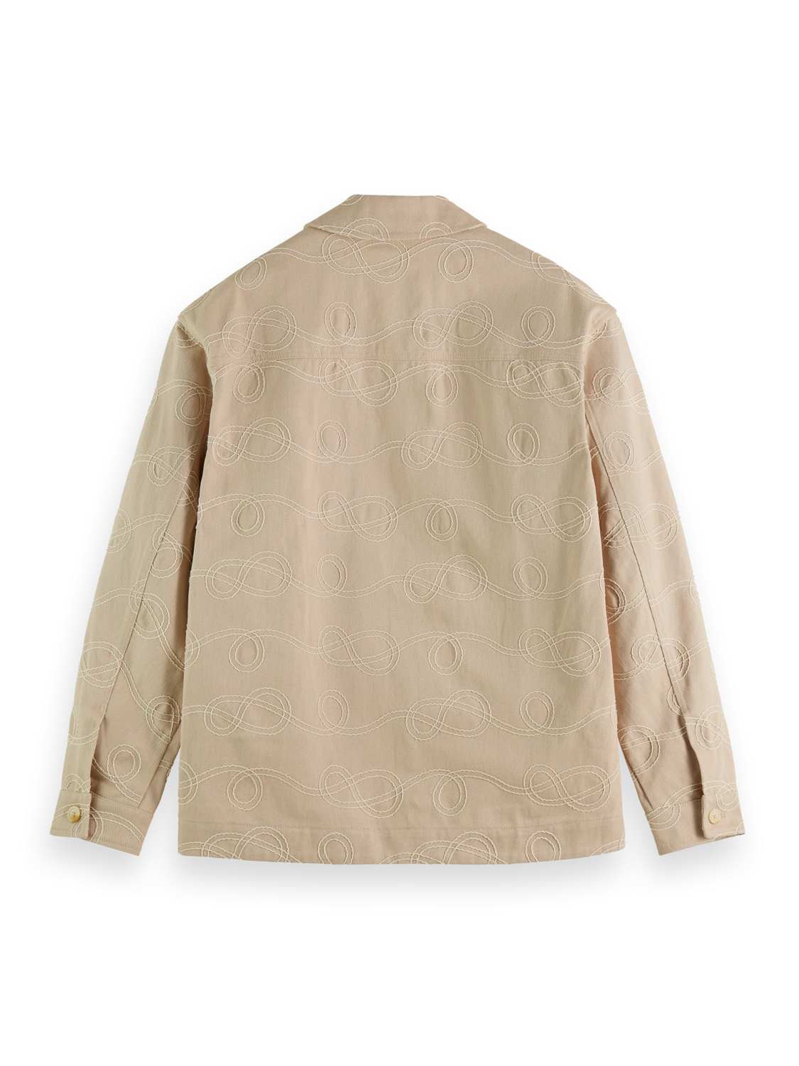 Scotch & Soda Robe Jacquard Twill Overshirt 4 Scotch & Soda Robe Jacquard Twill Overshirt - Image 2