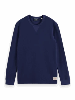 Scotch & Soda Waffle Long Sleeve T-Shirt