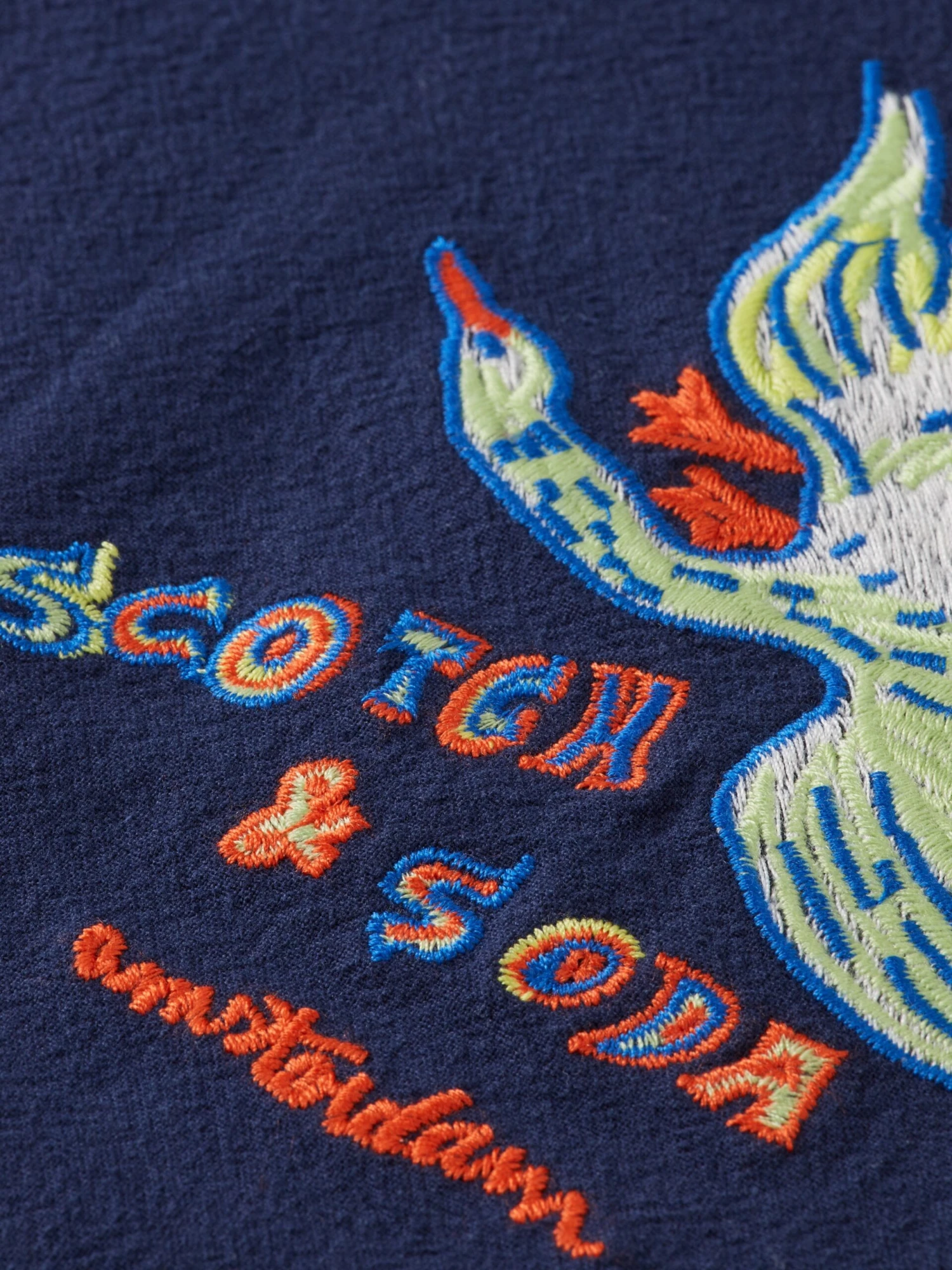 Scotch & Soda Embroidered Swan Shirt 5 Scotch & Soda Embroidered Swan Shirt - Image 3