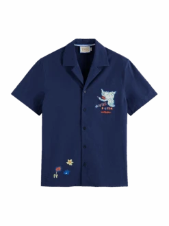 Scotch & Soda Embroidered Swan Shirt