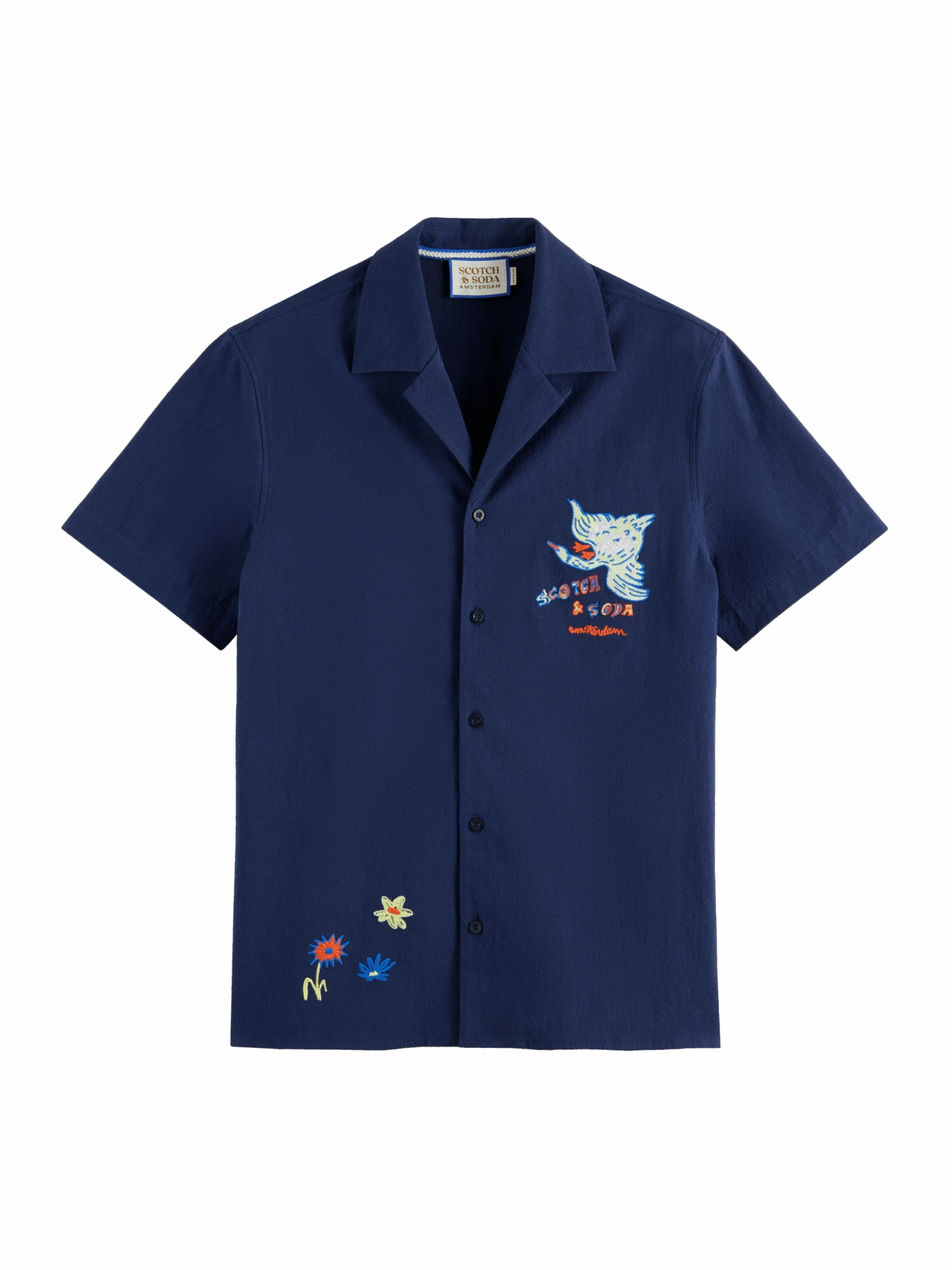 Scotch & Soda Embroidered Swan Shirt 3 Scotch & Soda Embroidered Swan Shirt