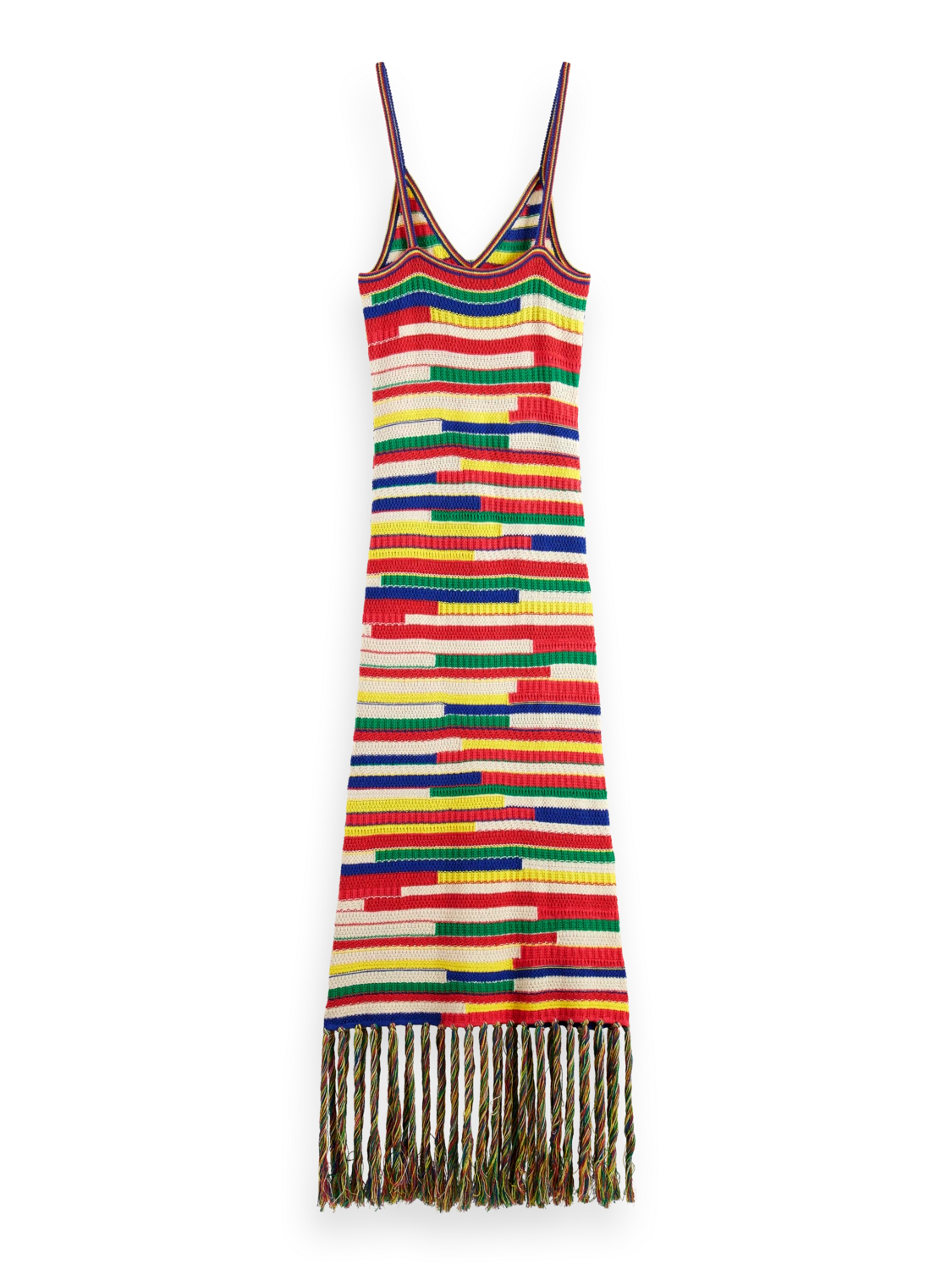 Scotch & Soda Multicoloured Intarsia Knitted Dress 5 Scotch & Soda Multicoloured Intarsia Knitted Dress - Image 3