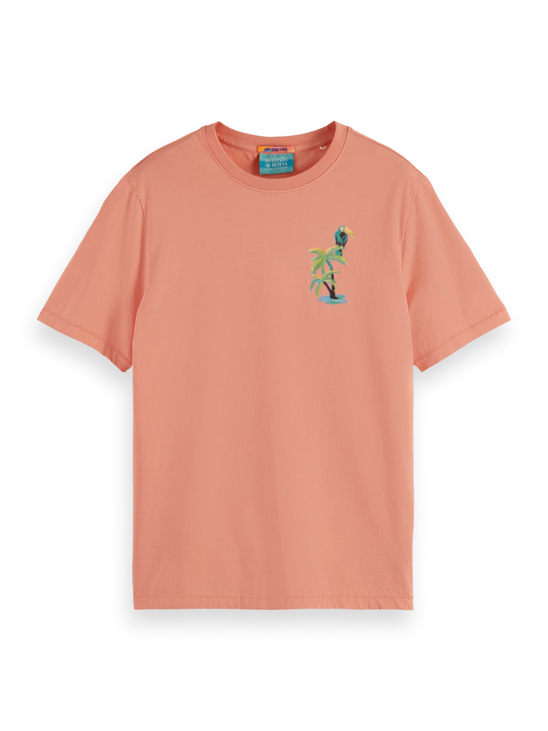 Scotch & Soda Coral Reef Dip Dye Printed T-Shirt 3 Scotch & Soda Coral Reef Dip Dye Printed T-Shirt