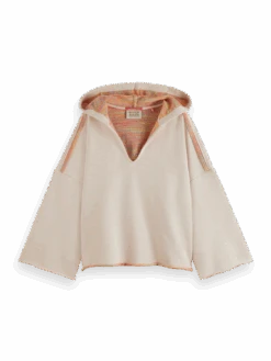 Scotch & Soda Slouchy Fit Shoulder Detail Hoodie