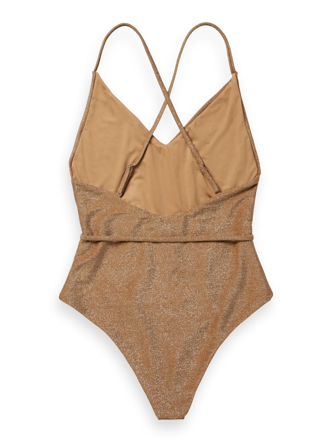 Scotch & Soda Metallic Swimsuit With Tie 5 Scotch & Soda Metallic Swimsuit With Tie - Image 3