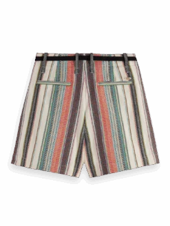 Scotch & Soda High Rise Crafted Stripe Short -Scotch & Soda 24169833 BCK 76be0415 3fca 452b a15e 24db2f274583