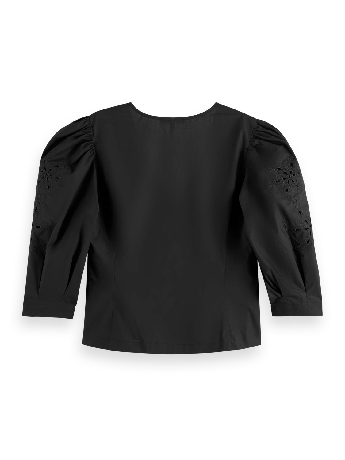 Scotch & Soda Top With Broderie Anglaise Sleeve 4 Scotch & Soda Top With Broderie Anglaise Sleeve - Image 2