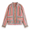 Scotch & Soda Short Trucker Jacket In Multi Colour Stripe 1 Scotch & Soda Short Trucker Jacket In Multi Colour Stripe -Scotch & Soda 24169966 FNT 9345f64d 7672 40fb ae3f b2425904637d