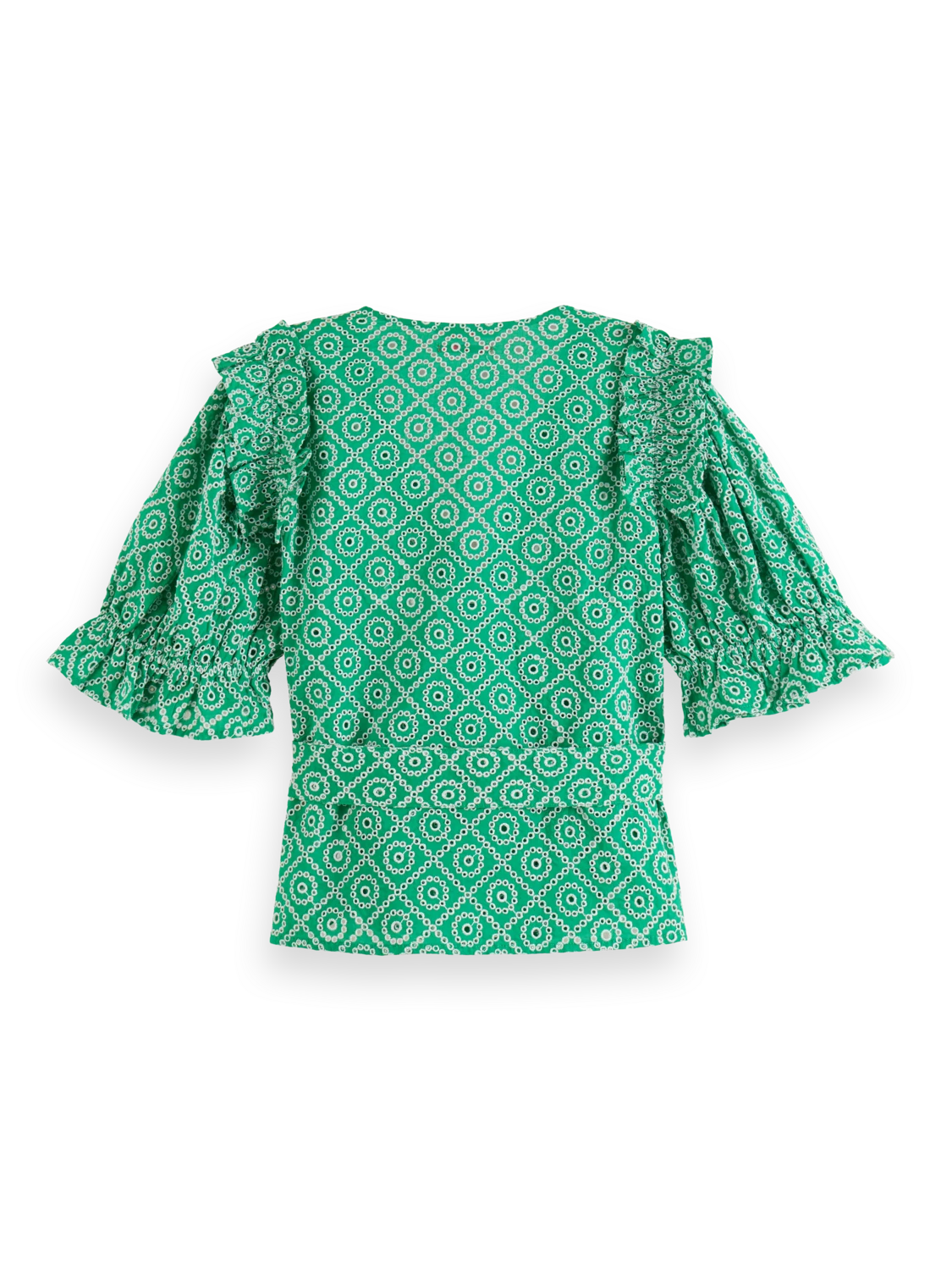 Scotch & Soda Broderie Anglaise Wrap Top 4 Scotch & Soda Broderie Anglaise Wrap Top - Image 2