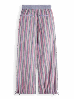 Scotch & Soda Multicolour Lurex Stripe Pull-On Beach Pant -Scotch & Soda 24169995 BCK 5ff46b12 f068 4cc8 b753 18b448b7f1d8