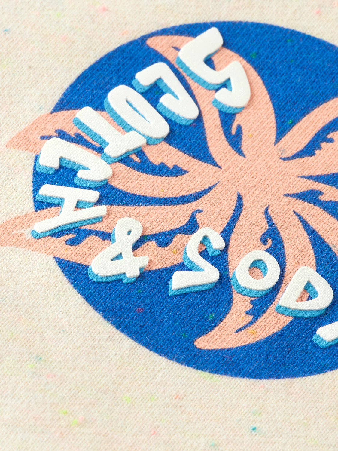 Scotch & Soda Split Hem Graphic Sweatshirt 5 Scotch & Soda Split Hem Graphic Sweatshirt - Image 3