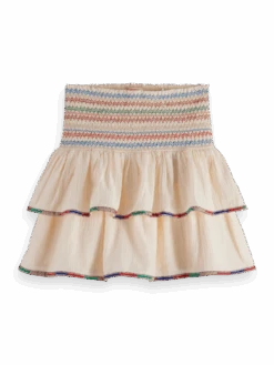 Scotch & Soda Embroidered Mini Skirt