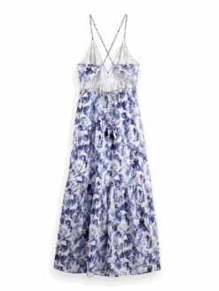 Scotch & Soda Waisted Maxi Dress -Scotch & Soda 24170023 BCK 56a177c5 34a2 40b2 9d86 05d11b723e98