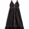Scotch & Soda Multicolor Embroidery Maxi Dress