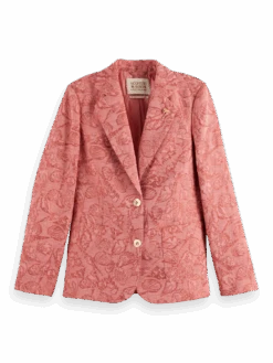 Scotch & Soda Shell Jacquard Blazer