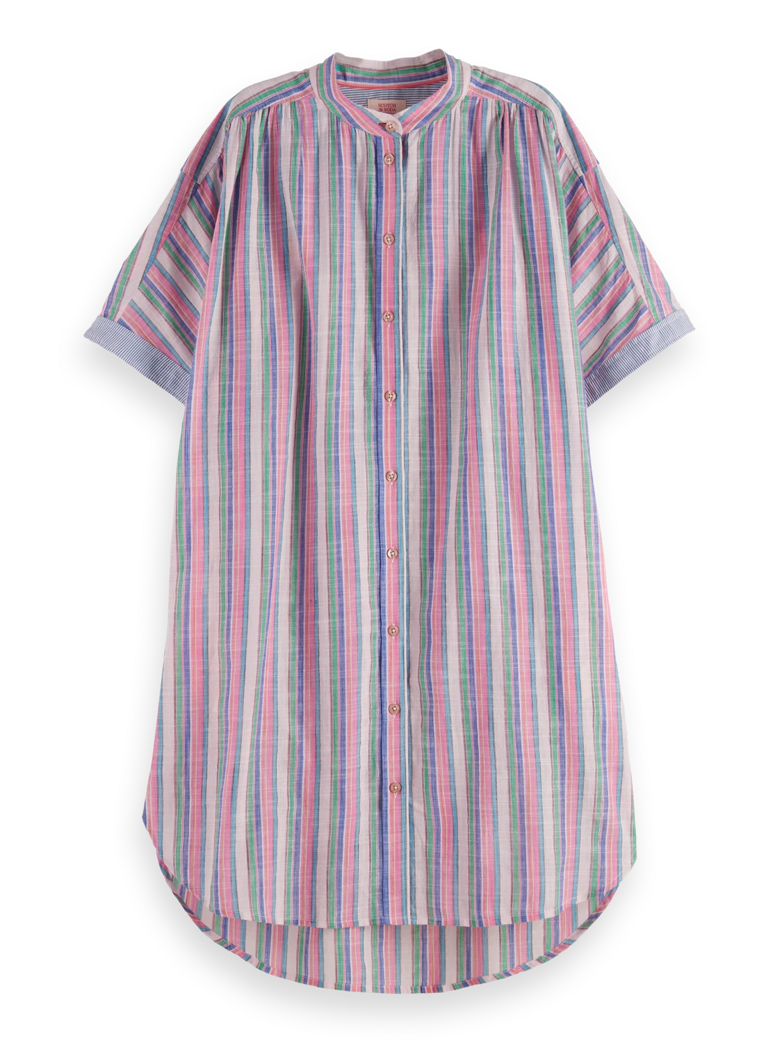 Scotch & Soda Striped Oversized Beach Shirt Dress 4 Scotch & Soda Striped Oversized Beach Shirt Dress - Image 2