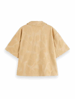 Scotch & Soda Jacquard Toweling Camp Shirt -Scotch & Soda 24170441 BCK 04760d65 38a8 4022 83be 1d351289be24