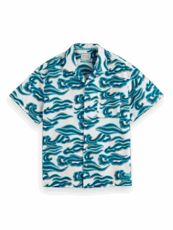 Scotch & Soda Printed Cotton Shirt