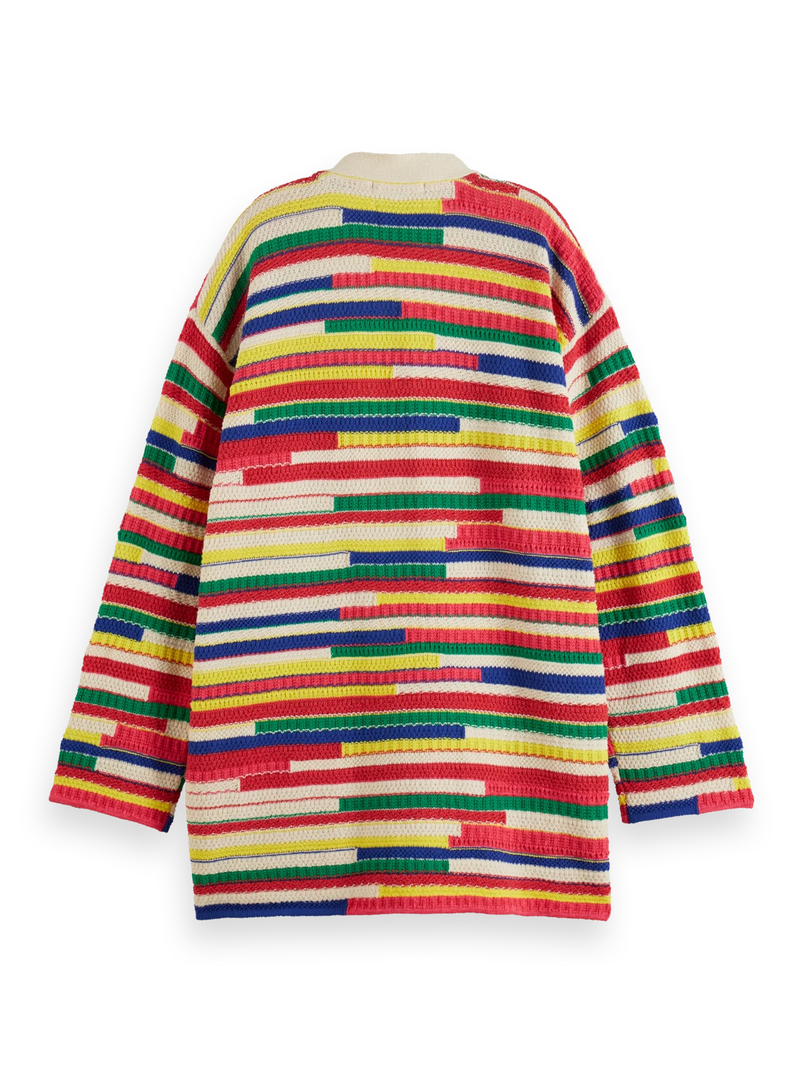 Scotch & Soda Multicoloured Intarsia Knitted Cardigan 4 Scotch & Soda Multicoloured Intarsia Knitted Cardigan - Image 2
