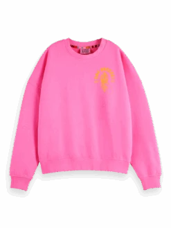 Scotch & Soda Boyfriend Fit Garment Dye Sweatshirt