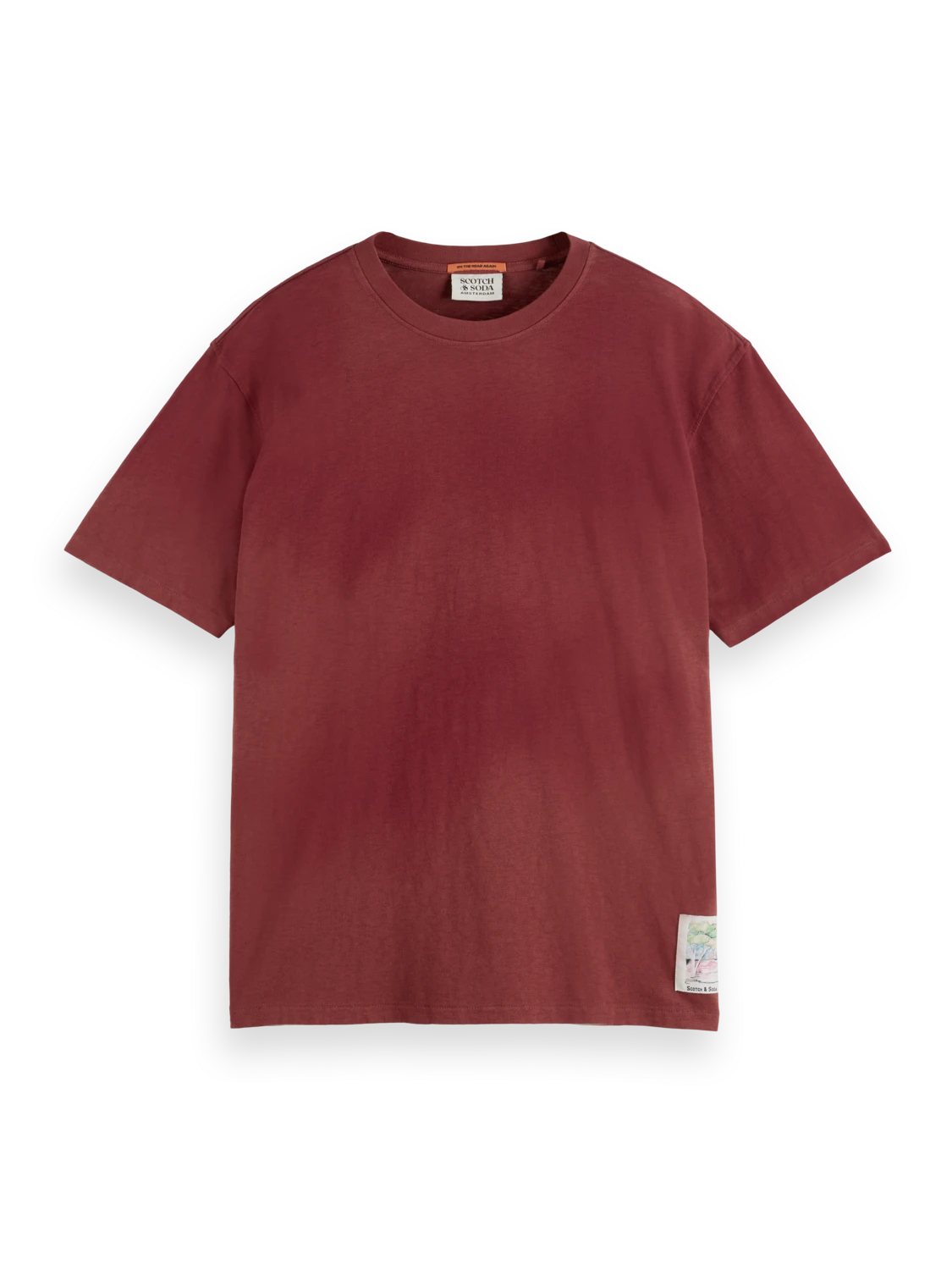 Scotch & Soda Loose Fit Vintage Wash T-Shirt 3 Scotch & Soda Loose Fit Vintage Wash T-Shirt