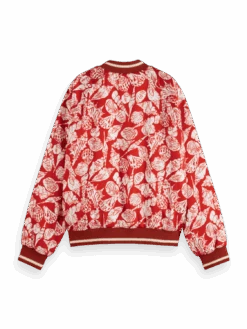 Scotch & Soda Shell Batik Printed Reversible Bomber Jacket -Scotch & Soda 24172324 BCK